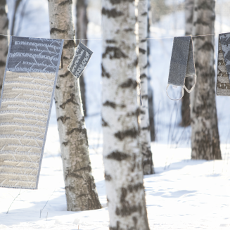  Lapuan Kankurit KOIVU sauna cushion 20x46 cm - 3