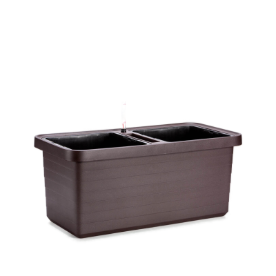 Donica samo-nawadniająca Urbalive Berberis Duo 78x39 cm brązowy