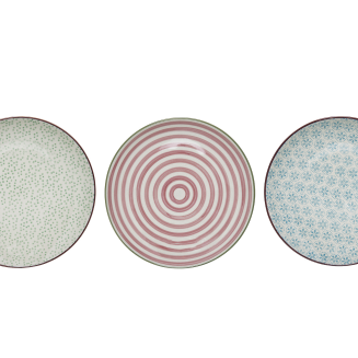  Set of 3 Bloomingville Patrizia plates 20 cm - 3