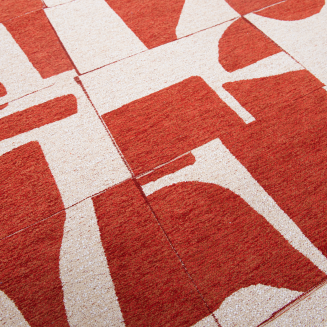  Louis de Poortere Craft Papercut rust rug - 4