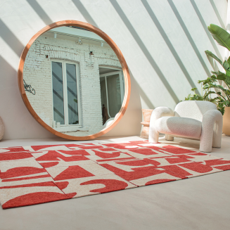  Louis de Poortere Craft Papercut rust rug - 7