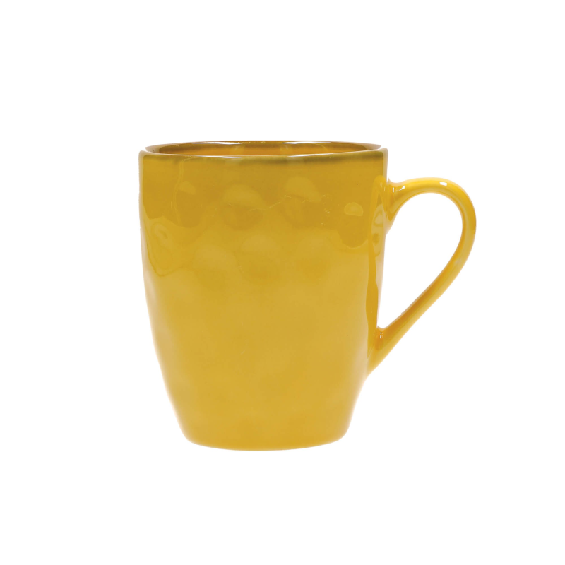  Rose&Tulipani | Set of 4 Concerto Ocra mugs with handle - Yellow, 430 ml