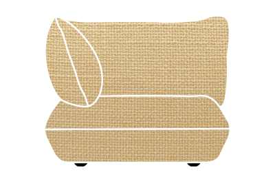  Cover for the Fatboy Sumo Corner Seat Honey corner chair