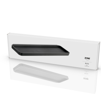 Zone Denmark Rim Black Bathroom Shelf 44cm - 5
