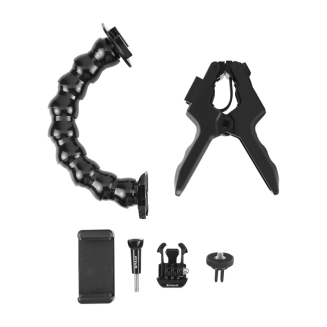 Regulowany uchwyt do kamer sporotwych Puluz z zaciskiem - 2