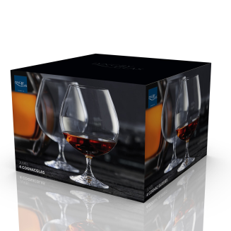  Lyngby Glass Juvel cognac glasses, 4 pcs. - 2
