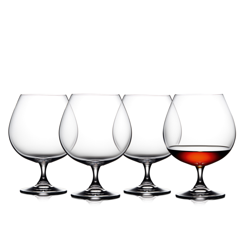  Lyngby Glass Juvel cognac glasses, 4 pcs.