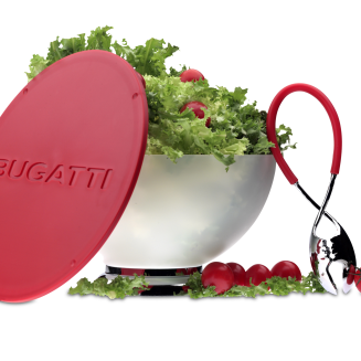 Casa Bugatti Molla Kiss red salad tongs - 3