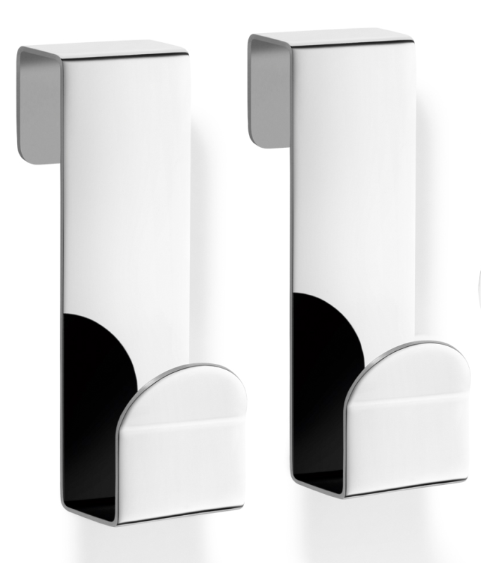 Set of 2 Zack Mitor gloss cabin towel racks