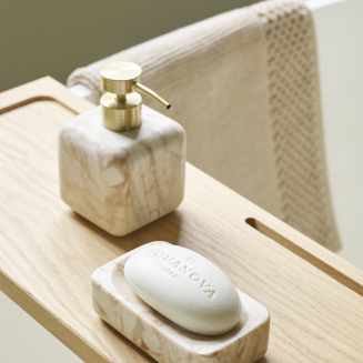 Mata łazienkowa Aquanova Yuna Golden 60x100 cm - 6