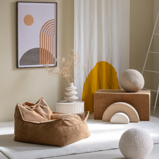  Wigiwama Beanbag Chair Toffee - 6