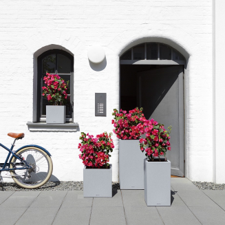  Lechuza Canto Stone flowerpot 40 white quartz column - 10