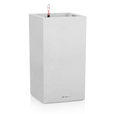  Lechuza Canto Stone flowerpot 40 white quartz column