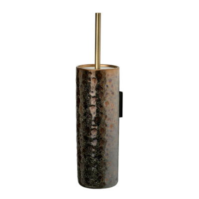  Aquanova Ugo Vintage bronze wall-mounted toilet brush
