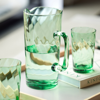 Karafka do wody Lyngby Glass Vienna Green 1.9l - 4