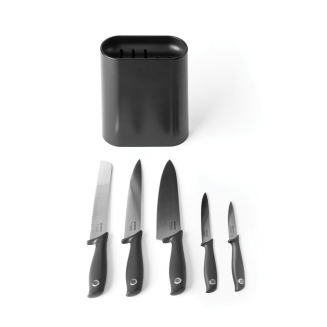  Set of 5 knives in a Brabantia Tasty+ Dark Gray block - 2