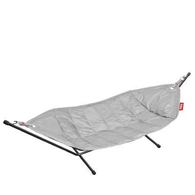  Fatboy Headdemock Light Gray hammock with black stand