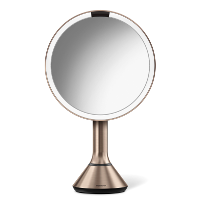  Simplehuman sensor mirror with brightness adjustment 5x rose gold