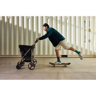 Wózek zakupowy Rolser Basket MF 4B Negro - 7