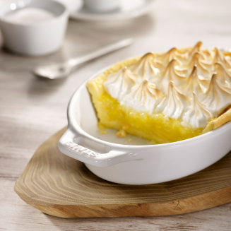  Staub oval ceramic platter - 1.1 ltr, white - 2