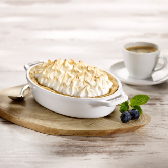  Staub oval ceramic platter - 1.1 ltr, white - 3