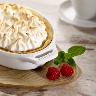  Staub oval ceramic platter - 1.1 ltr, white - 4