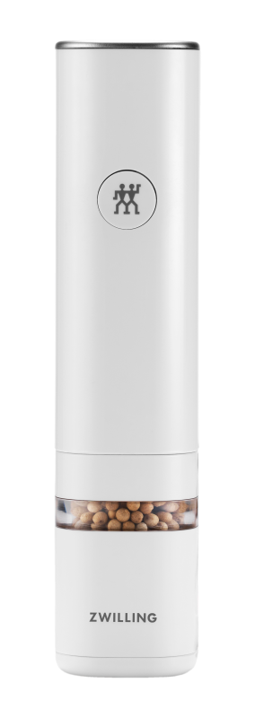  Zwilling Enfinigy electric salt or pepper grinder, white