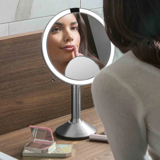  Simplehuman Trio 1x illuminated sensor mirror | 5x | 10x brushed steel - 5
