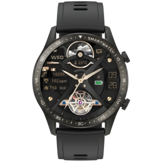 Smartwatch Gravity Czarny Bransoleta i Pasek GT10-1 - 6