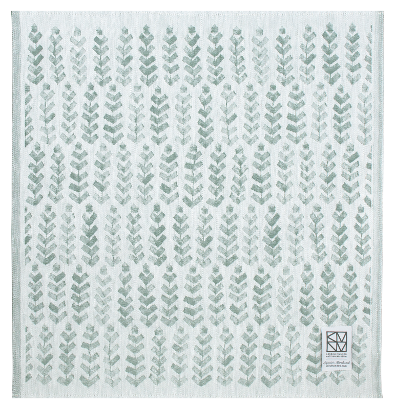  Lapuan Kankurit RUUSU X HVITTRÄSK sauna underlay white-aspen green 60x60 cm