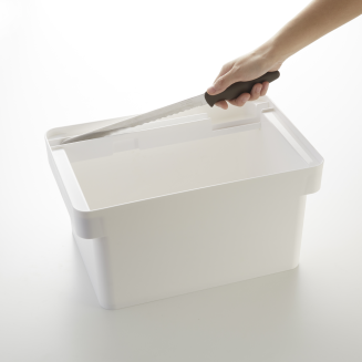  Yamazaki Tower white bread bag with knife pocket - 2