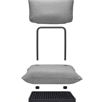  Fatboy Paletti Seat Rock Gray garden armchair - 2