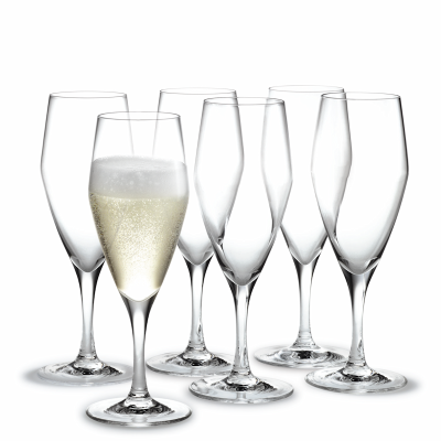  Holmegaard Perfection champagne glasses - 6 pcs