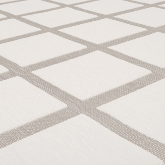  Fatboy Carpretty Grand Checky Cream/White outdoor rug 200x290 cm - 2