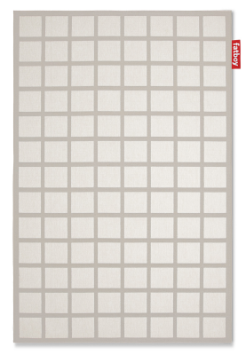  Fatboy Carpretty Grand Checky Cream/White outdoor rug 200x290 cm