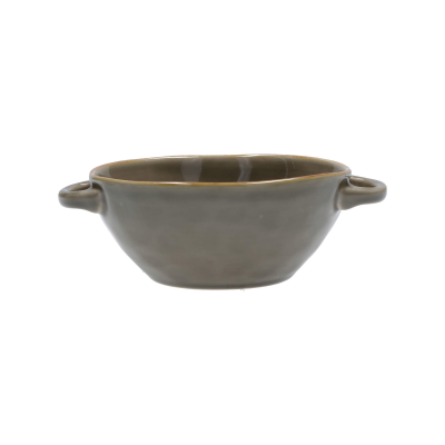  Rose&Tulipani | Set of 4 Concerto Grigio Tortora soup bowls - Grey-brown, 600 ml