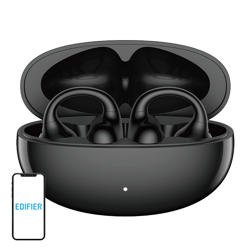 Słuchawki bezprzewodowe typu open ear Edifier LolliClip  (czarne)