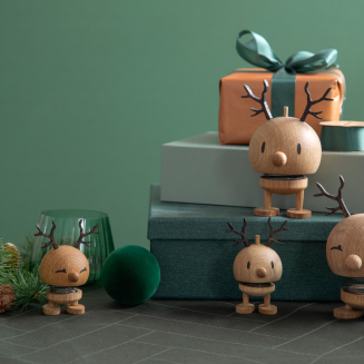 Figurine Hoptimist Reindeer Bumble M oak - 3