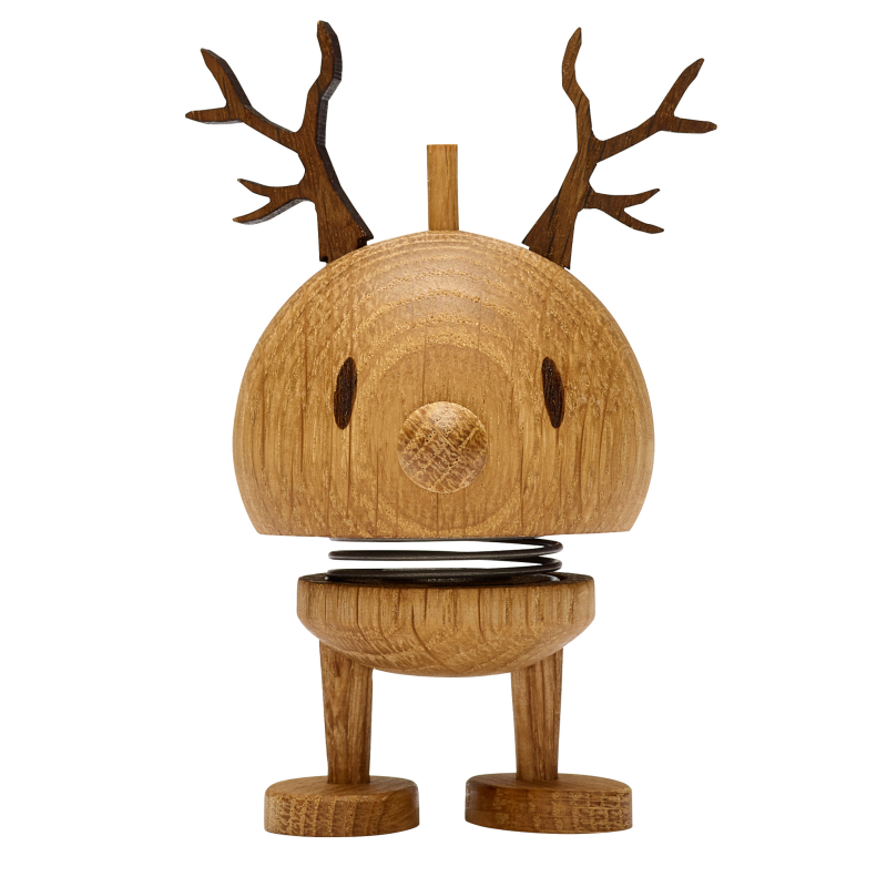 Figurine Hoptimist Reindeer Bumble M oak