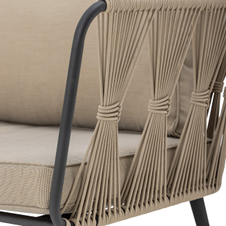  Bloomingville Pavone Brown outdoor sofa - 7