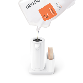  Simplehuman touchless dispenser with battery and accessory container, white - 2