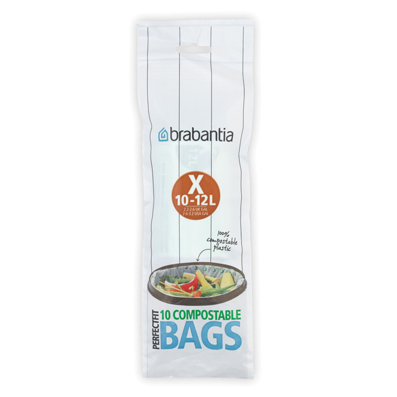  Brabantia PerfectFit Bags biodegradable garbage bags size X 10-12l 10 pcs