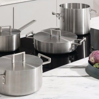 Patelnia głęboka z powłoką ceramiczną Alessi Convivio 28 cm - 4