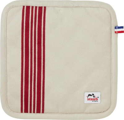  Staub fabric handles - 21 cm, Red