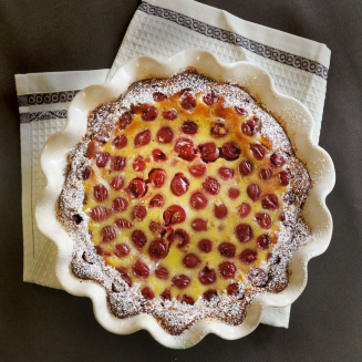 Emile Henry ruffled baking dish 27 cm cream - 2