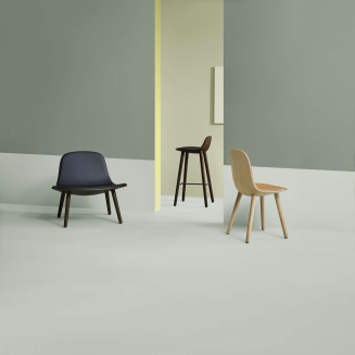  Eva Solo Yuuga Lounge armchair smoked oak & black leather - 7