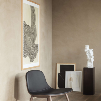  Eva Solo Yuuga Lounge armchair smoked oak & black leather - 10