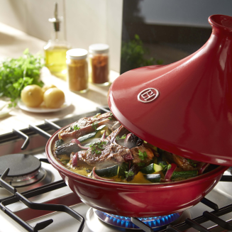  Tagine dish Emile Henry 2l red - 4