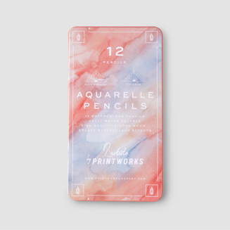 Kredki 12 kolorów - Aquarelle | PRINTWORKS - 2