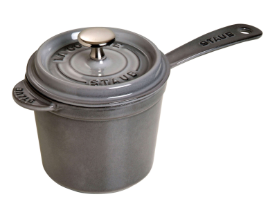  Cast iron sauceboat with lid Staub - 1.2 ltr, graphite